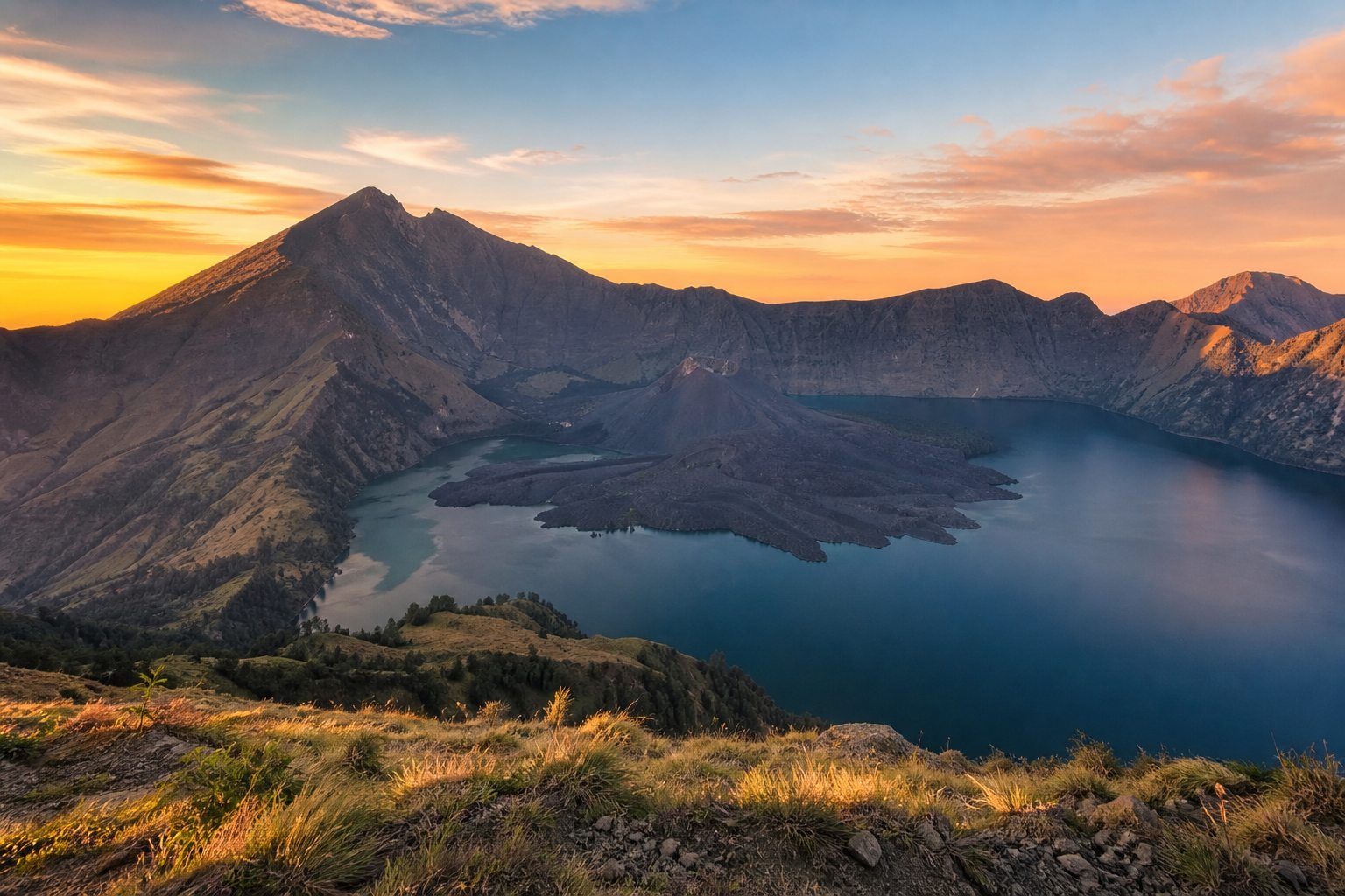Mount Rinjani and Segara Anak, Lombok